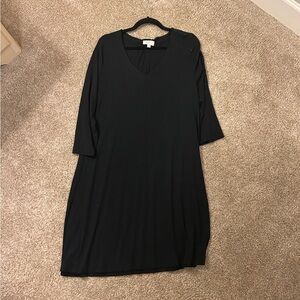 Loft Black Long Sleeve Dress